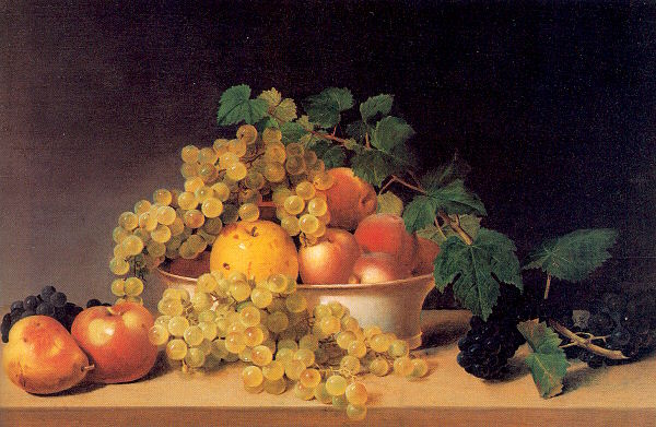 Peale, James Still Life with Fruit on a Tabletop